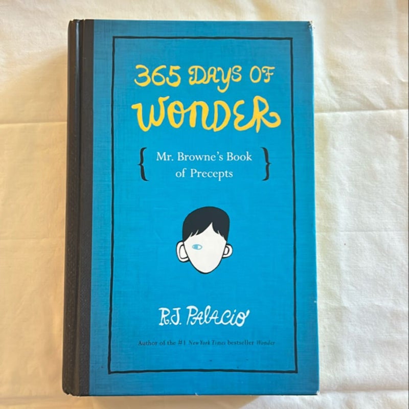 365 Days of Wonder: Mr. Browne's Book of Precepts