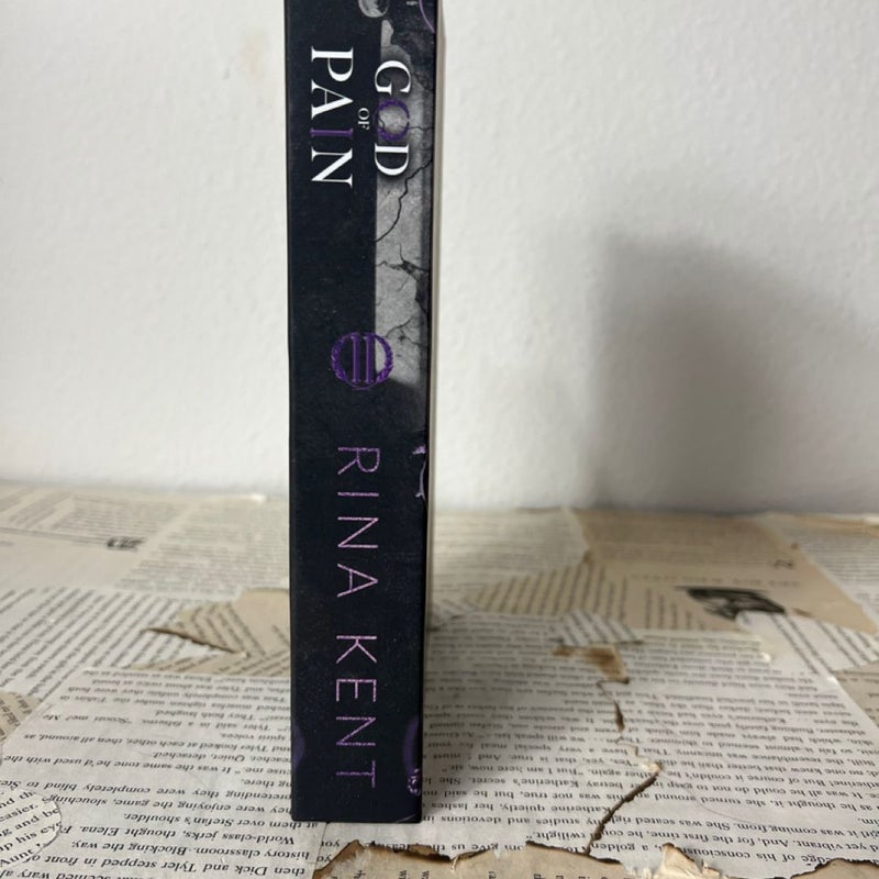 God of pain by Rina Kent oop indie discreet special edition