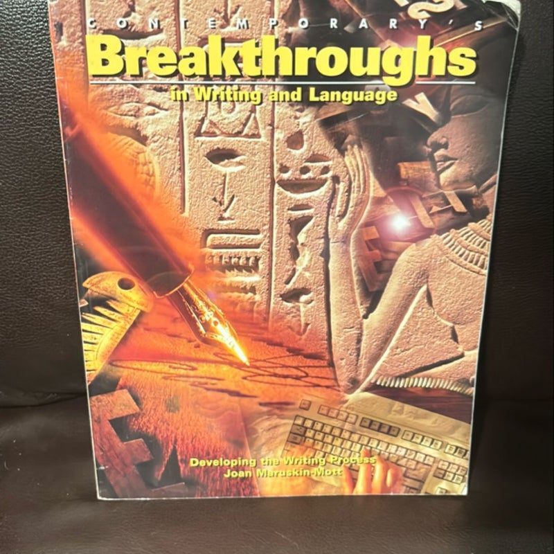 Breakthroughs in Writing and Language