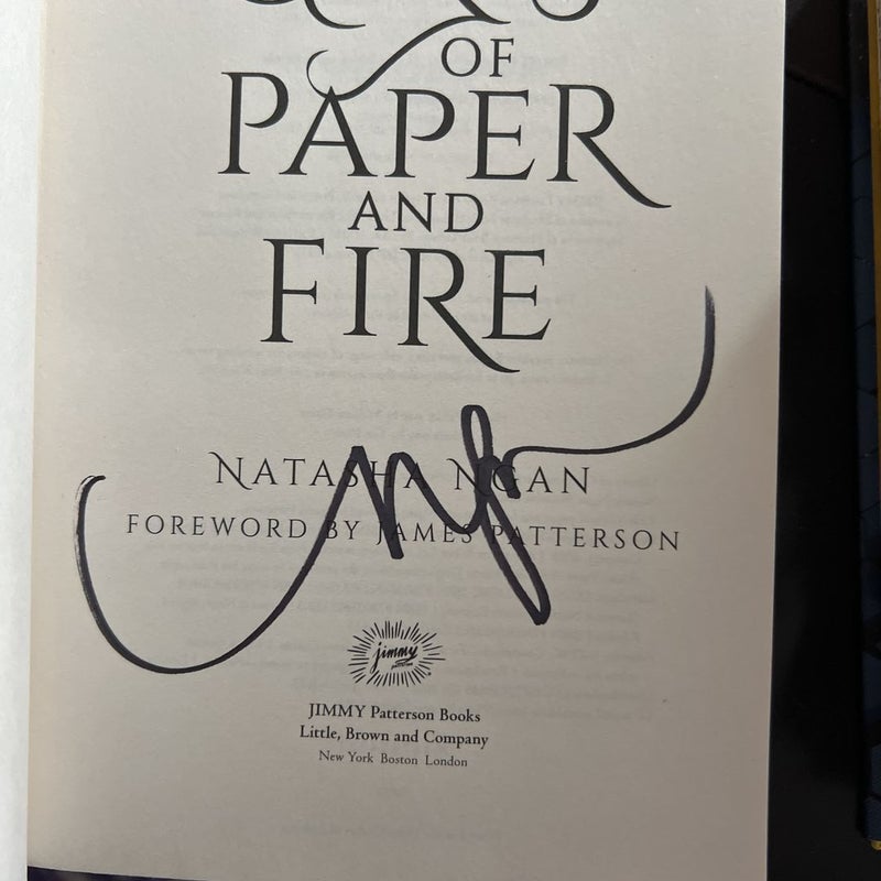Girls of Paper and Fire (signed copy)
