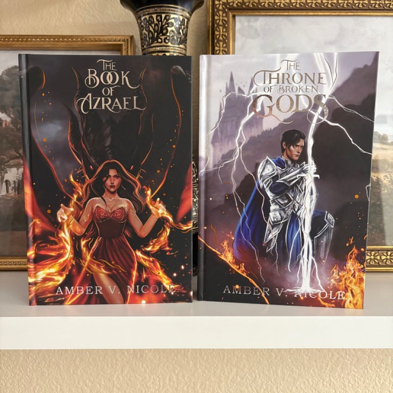 The Book of Azrael & The Throne of Broken Gods (Moonlight Signed Special Edition)