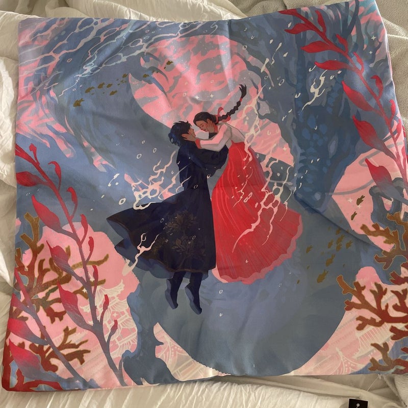 Fairyloot The Girl Who Fell Beneath the Sea Cushion Cover