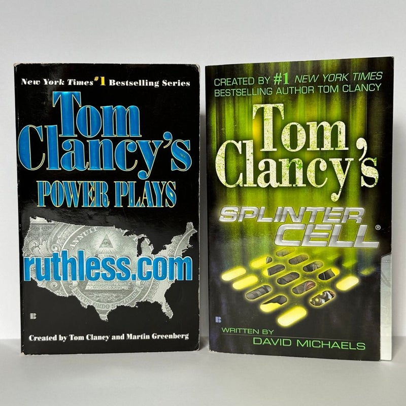 Tom Clancy Book Bundle, 3 books