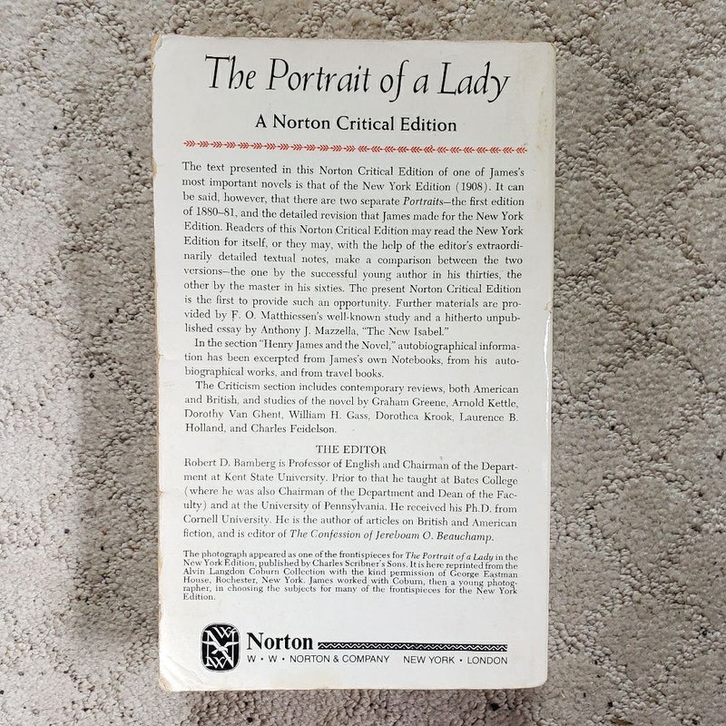 The Portrait of a Lady (Norton Critical Edition, 1975)