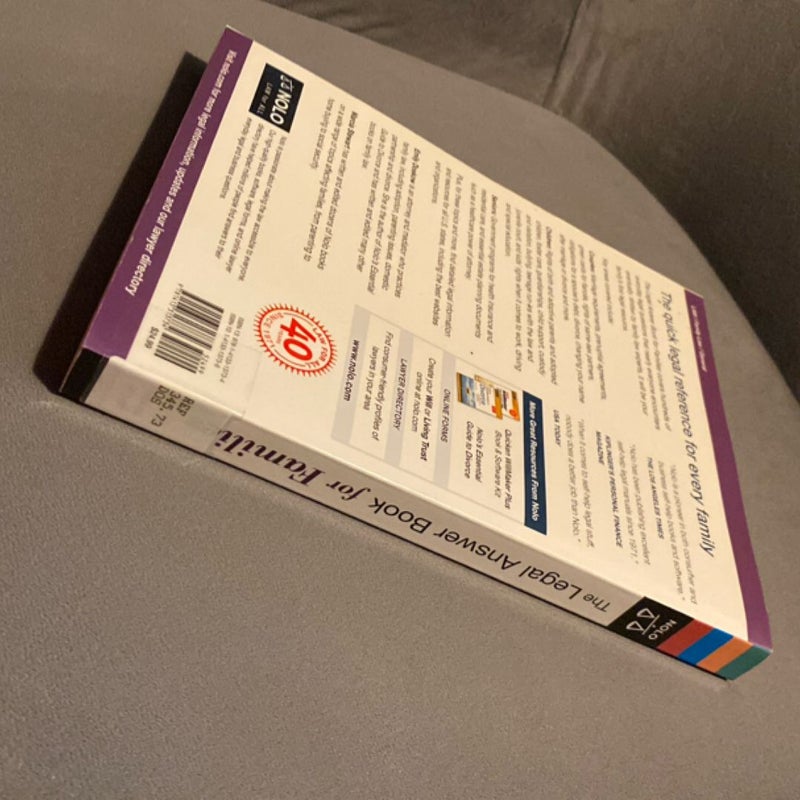 The Legal Answer Book for Families