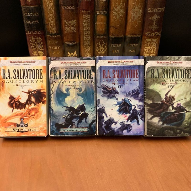 Complete Neverwinter Series 1-4, Legend of Drizzt: Gauntlgrym, Neverwinter, Charon’s Claw, The Last Threshold