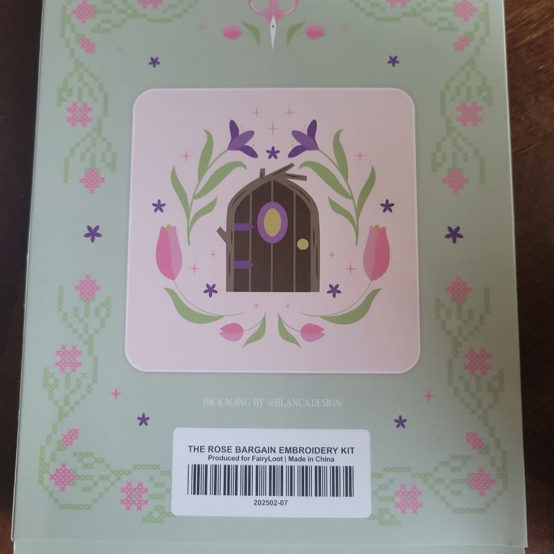 Fairyloot-The Rose Bargain Embroidery Kit