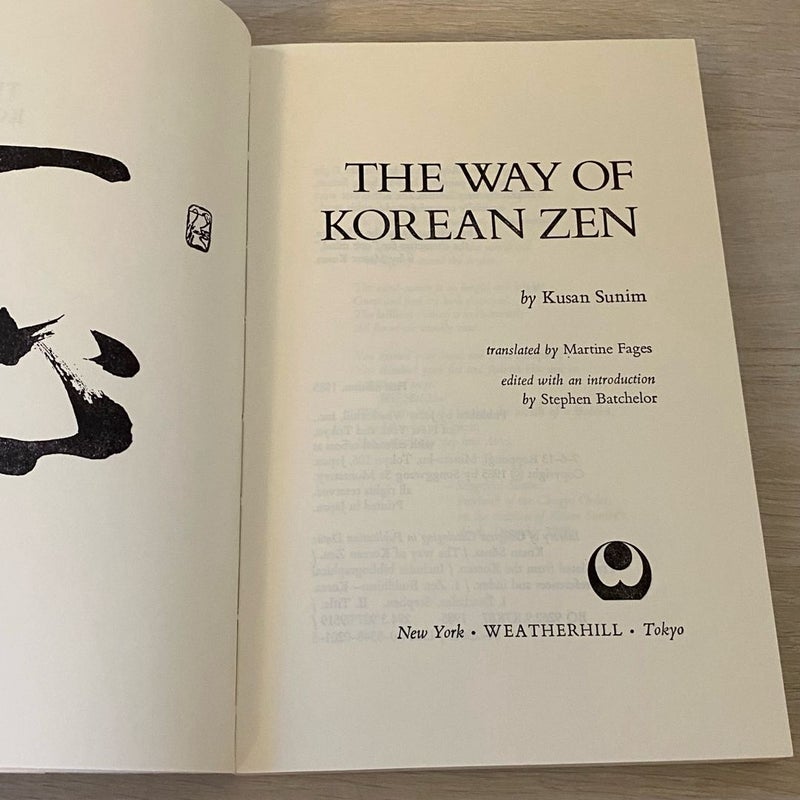 The Way of Korean Zen