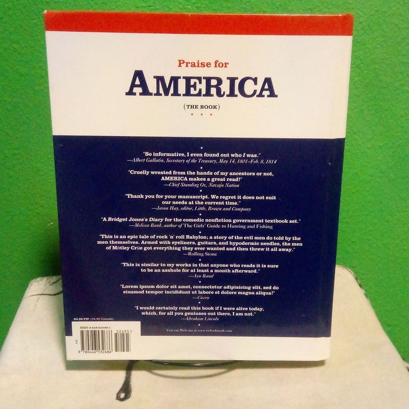First Printing with Poster - America (The Book)
