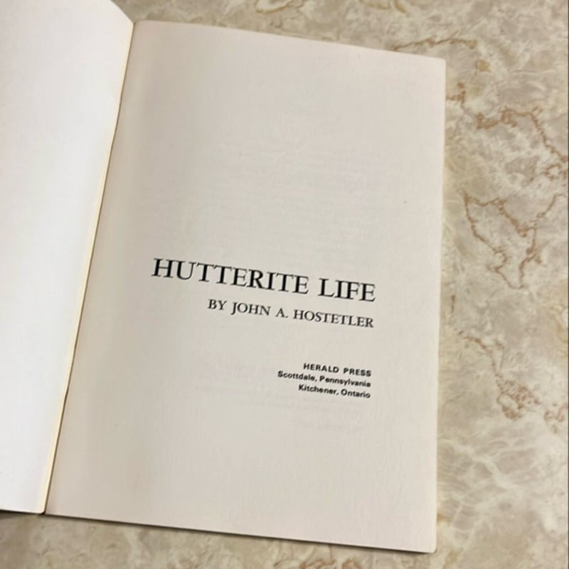 Mennonite Life & Hutterite Life bundle