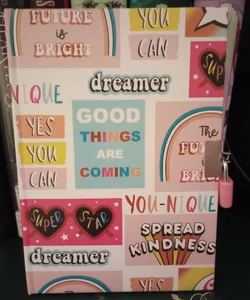 Cute Journal with lock and keys