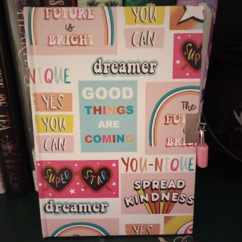 Cute Journal with lock and keys