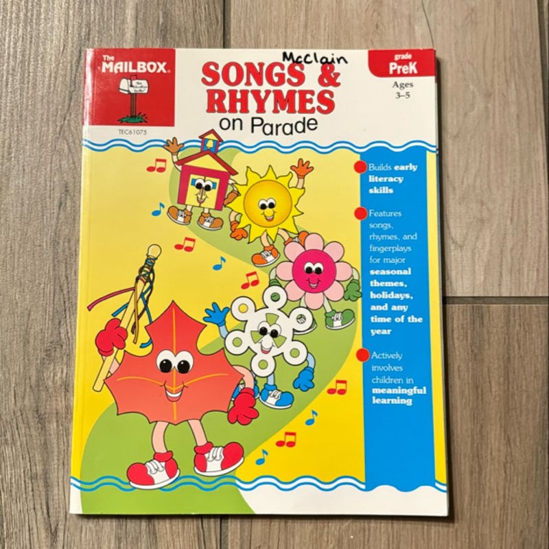 Songs and Rhymes on Parade