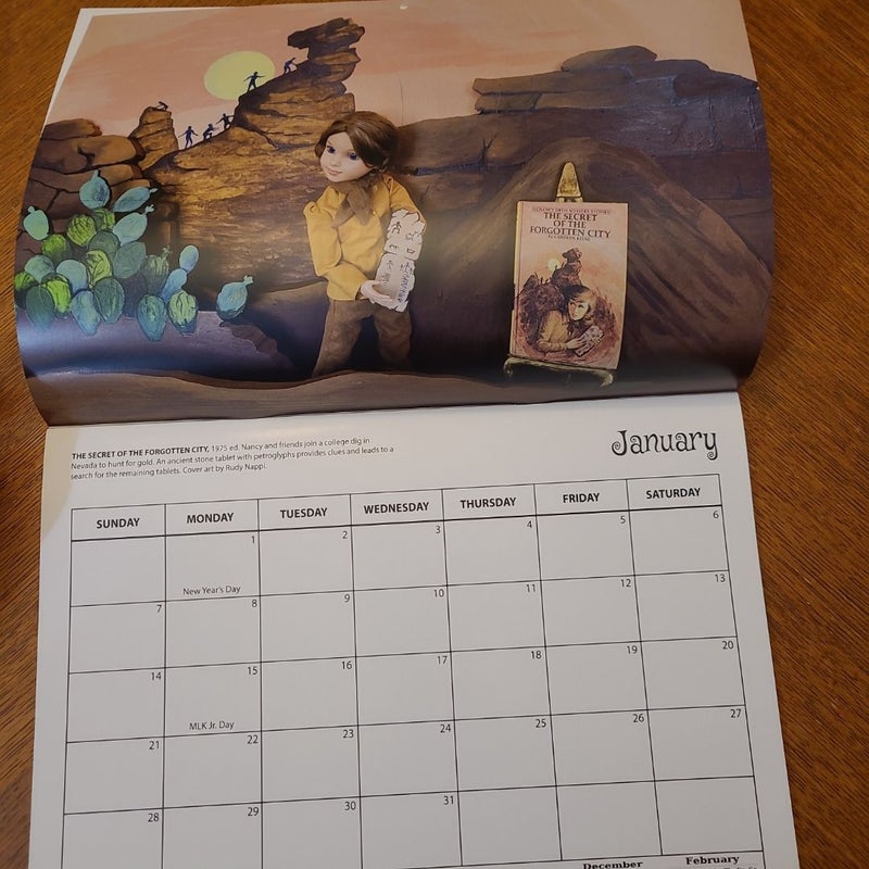 More Sleuthing in Style with Nancy Drew 2024 calendar 