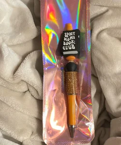 Spicy moms book club beaded pen