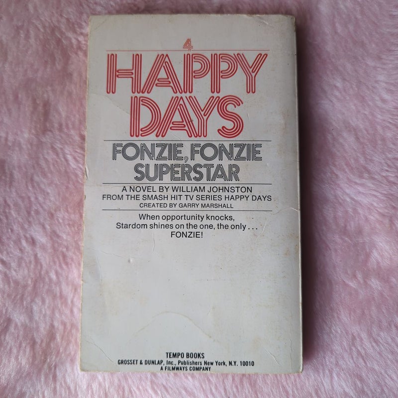  Happy Days Fonzie Super Star