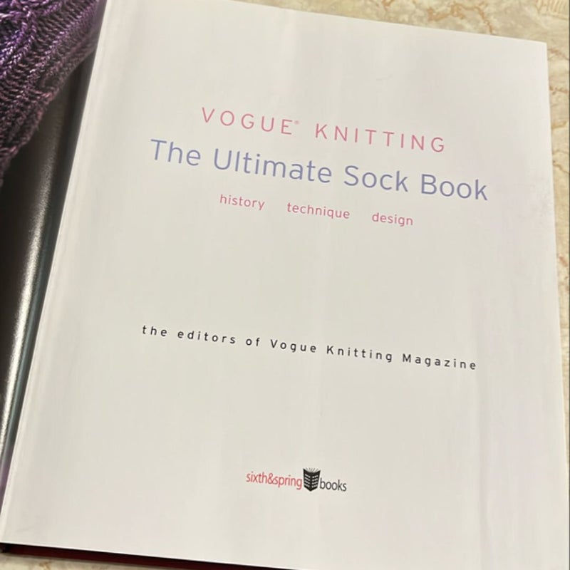 Vogue Knitting: the Ultimate Sock Book