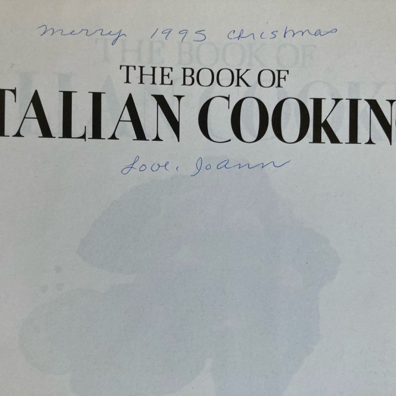 Book of Italian Cooking