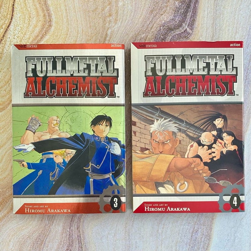 Fullmetal Alchemist, Vol. 1-4 & 7