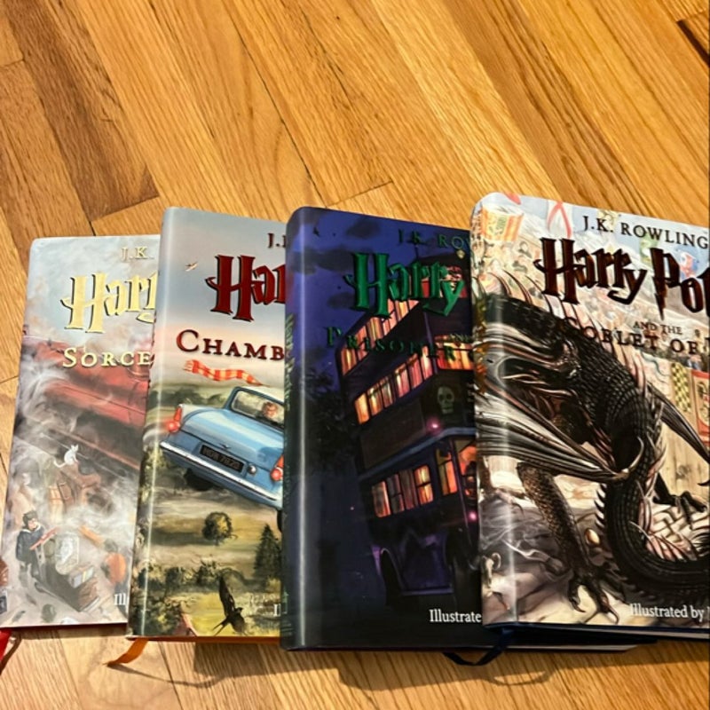 Harry Potter Illustrated Set