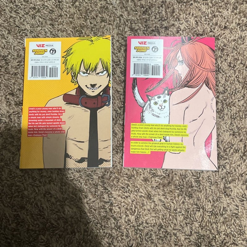 Chainsaw Man, Vol. 1 and Vol.2