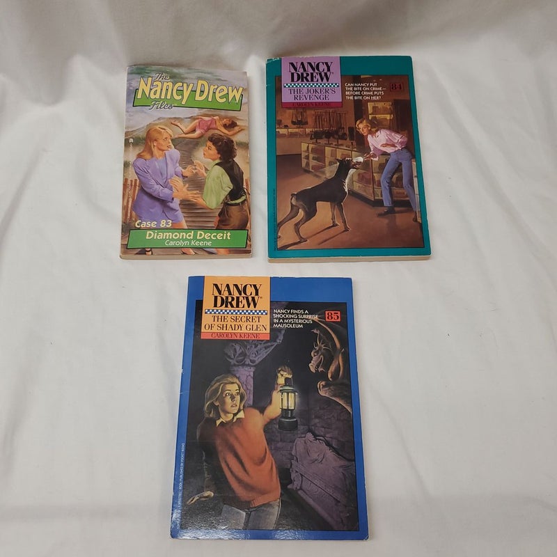 Vintage Nancy Drew six book bundle 