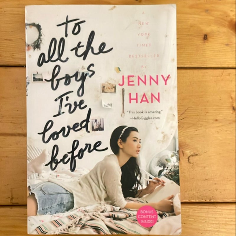 To All the Boys I've Loved Before (hardcover) 