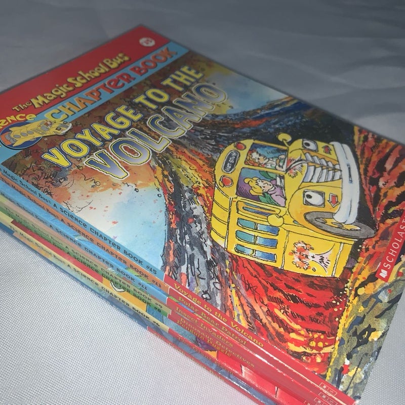 Lot of 7 The Magic School Bus Science Chapter Books - Scholastic paperback