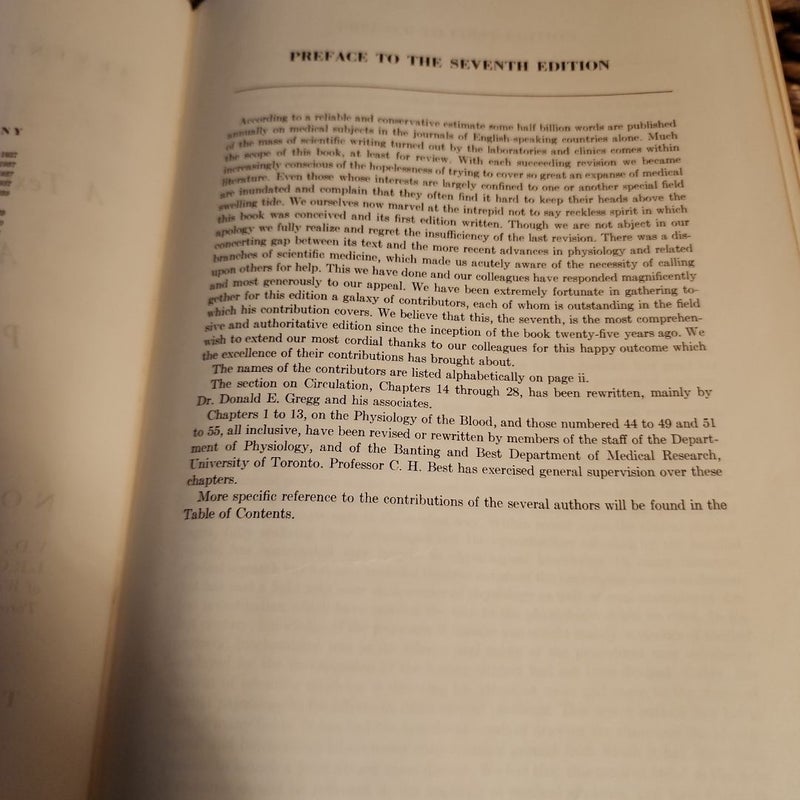 The Physiological Basis of Medical Practice