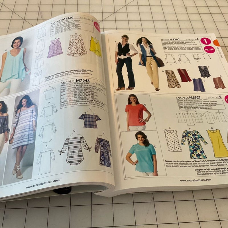 McCall’s Sewing Pattern Counter Book