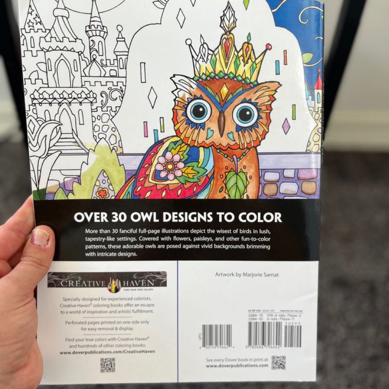 Creative Haven Owls Coloring Book