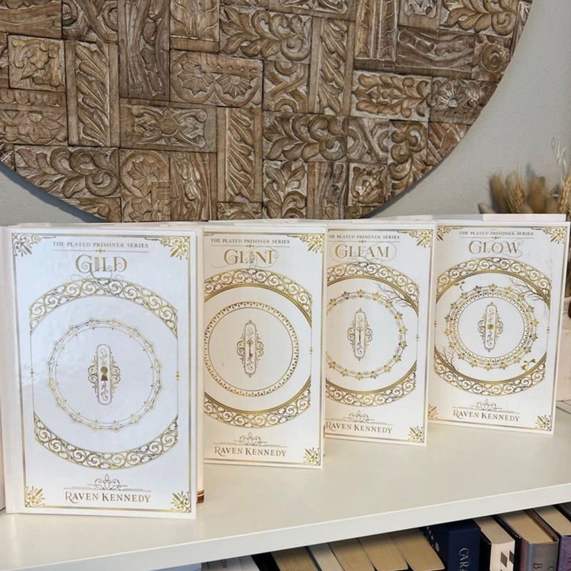 Gild, Glint, Gleam, Glow - The Plated Prisoner Series original hardbacks