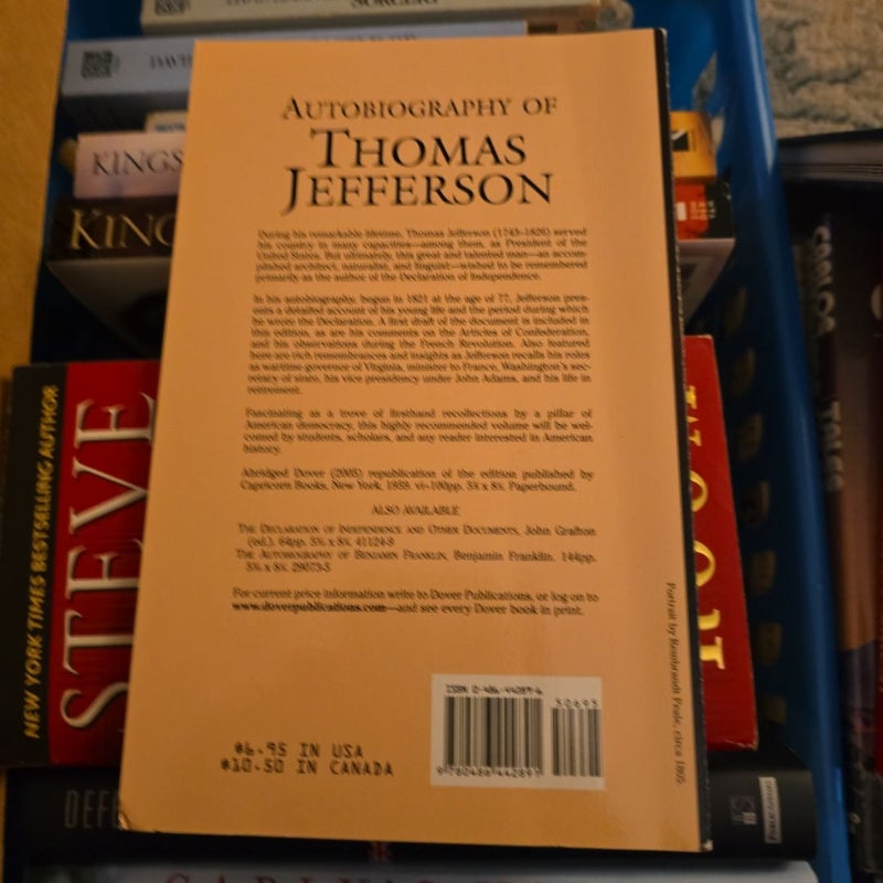 The Autobiography of Thomas Jefferson, 1743-1790