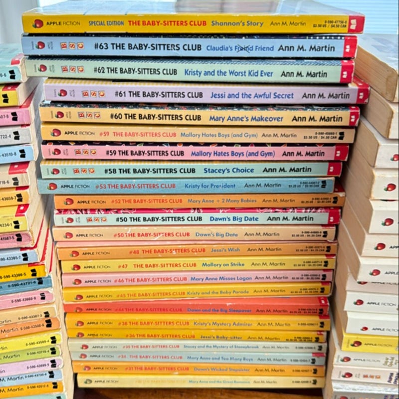 The Baby-sitters Club LOT (68 Books)