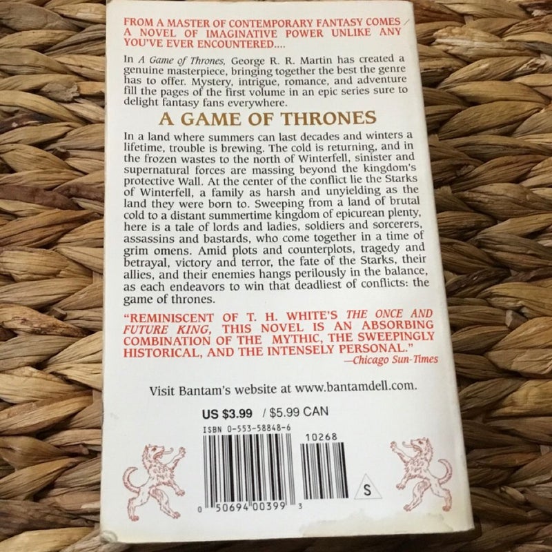 A Game of Thrones