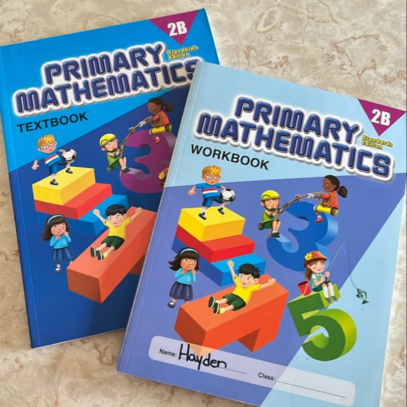 Primary Mathematics 2B Textbook and Workbook