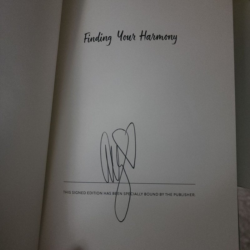 Finding Your Harmony (signed)