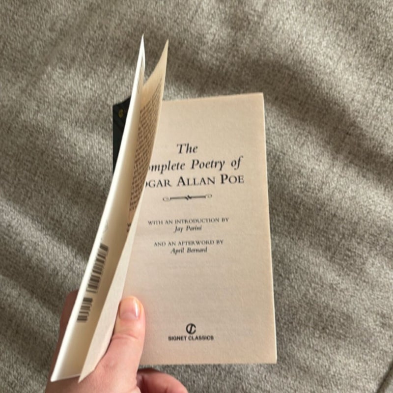 The Complete Poetry of Edgar Allan Poe