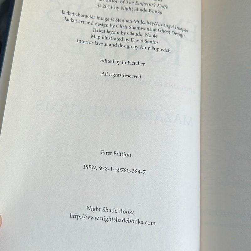 (First Edition) The Emperor's Knife