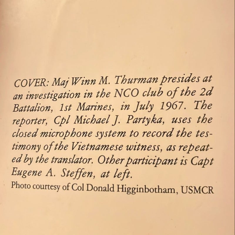  Marines and Military Law In Vietnam 