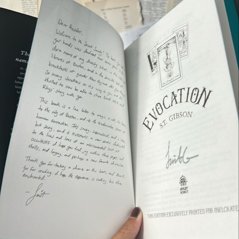 Evocation // OWLCRATE signed special edition 