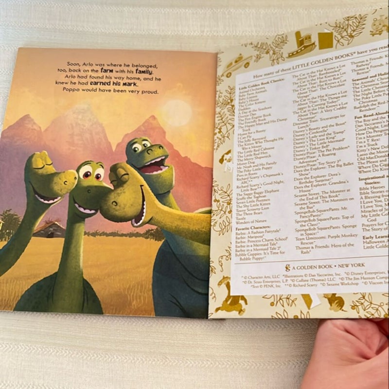 The Good Dinosaur Little Golden Book (Disney/Pixar the Good Dinosaur)