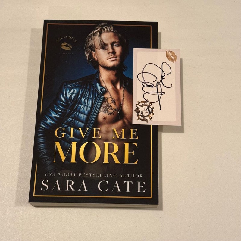 Give Me More (SIGNED book plate)