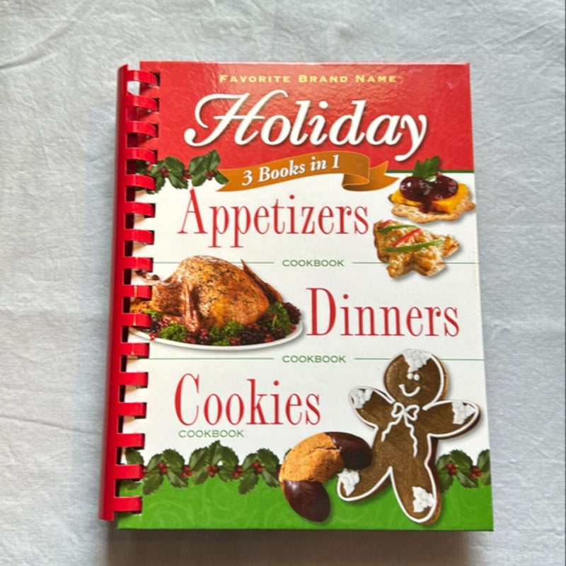 3 in 1 Holiday Appetizers, Dinner, Cookies