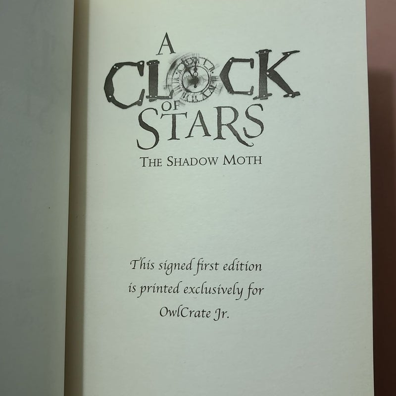 A Clock of Stars: the Shadow Moth - Owlcrate Jr - Autographed 