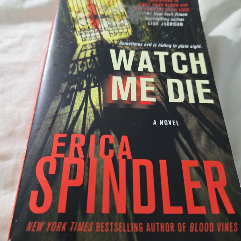 Watch Me Die paperback thriller good condition 