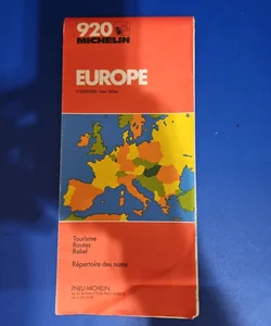 920 Michelin Map EUROPE