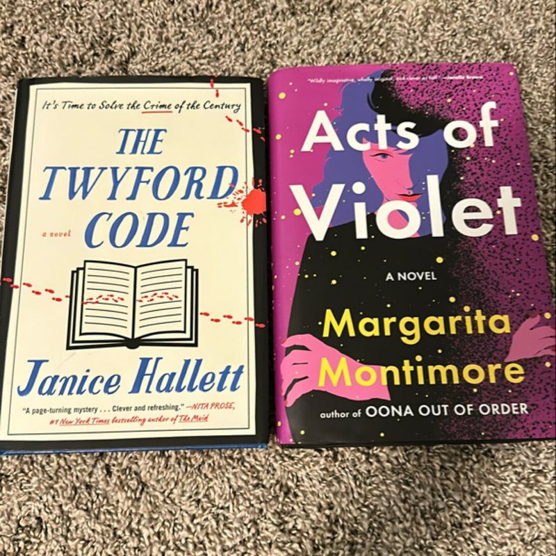 Suspense/Thriller bundle: The Twyford Code/Acts of Violet 