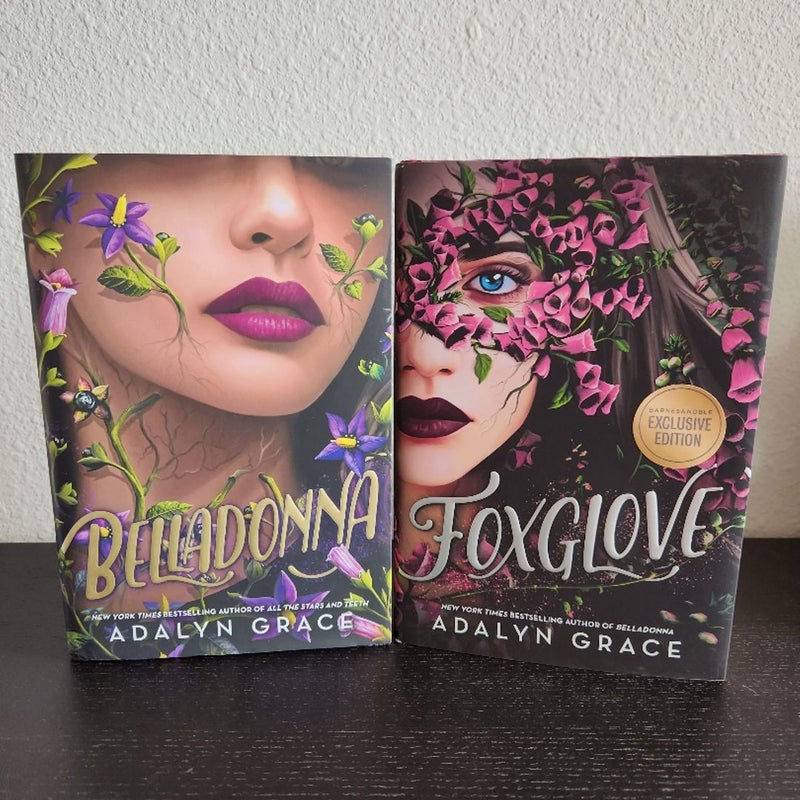 Belladonna and Foxglove B&N Exclusive Editions. 