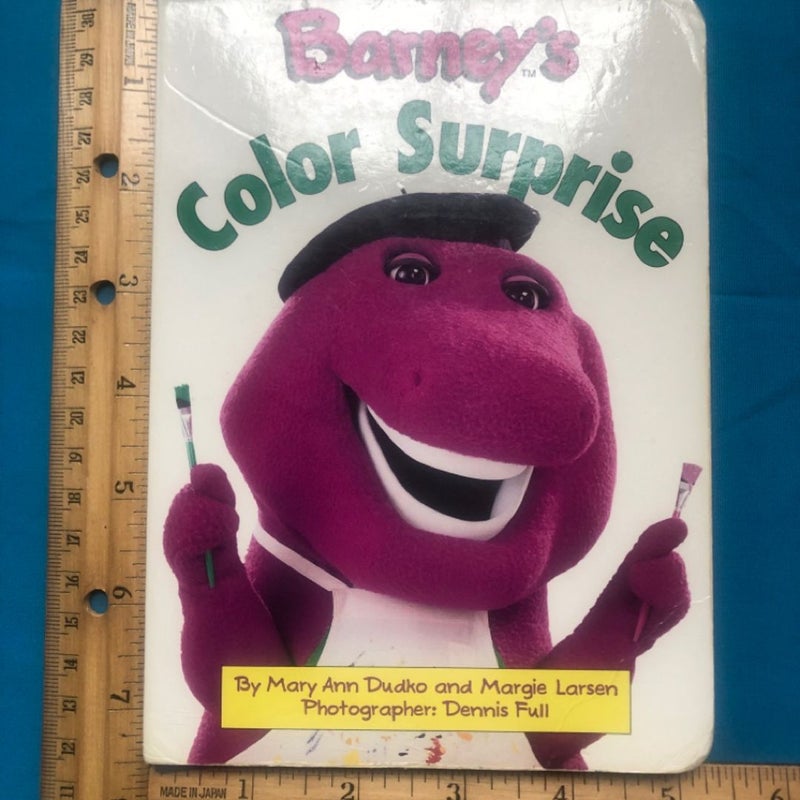 Barney's Color Surprise Board Books Margie, Dudko, Mary Ann Larse